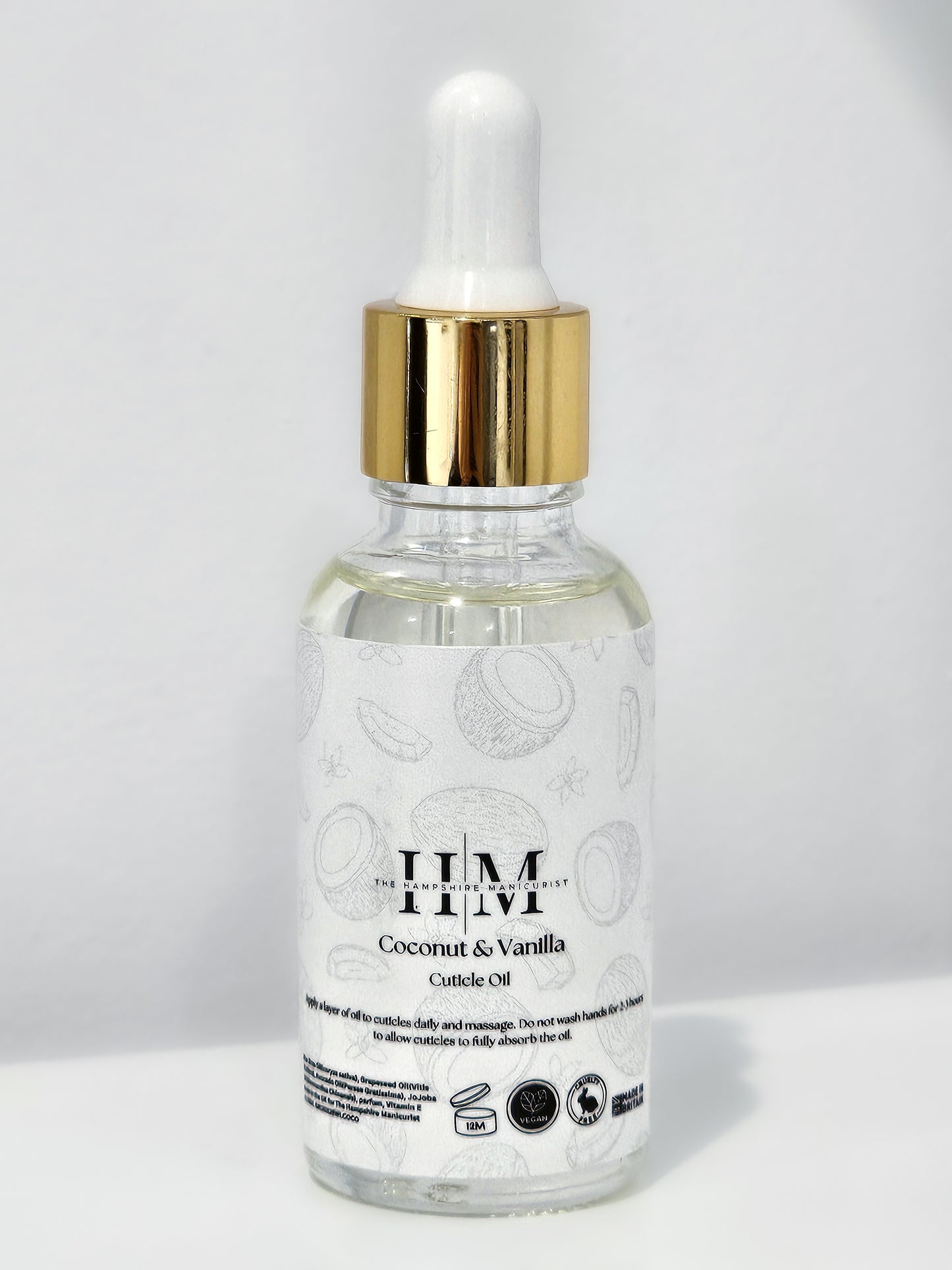 Cuticle Oil dropper bottle 30ml